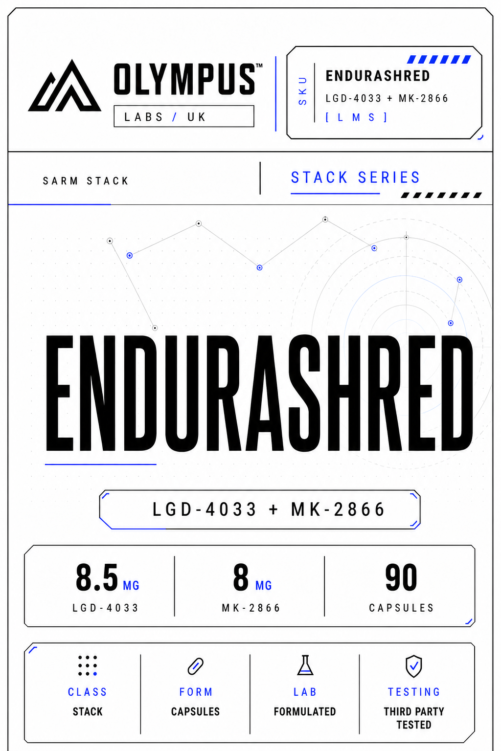 Front label artwork for endurashred