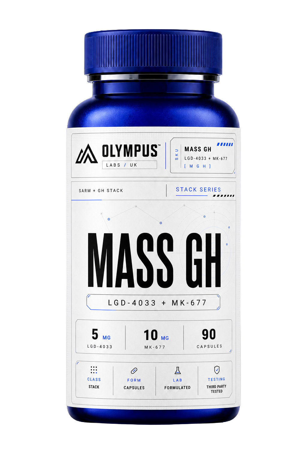 MASS GH product bottle